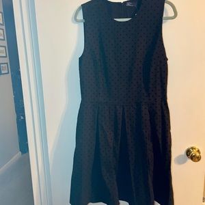 NWT Gap black dot sleeveless dress size 14 Tall